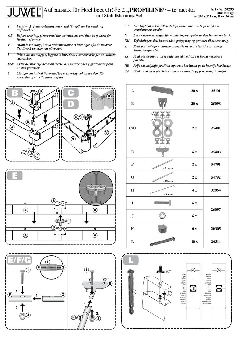 juwel PROFILINE 20295 Assembly instructions