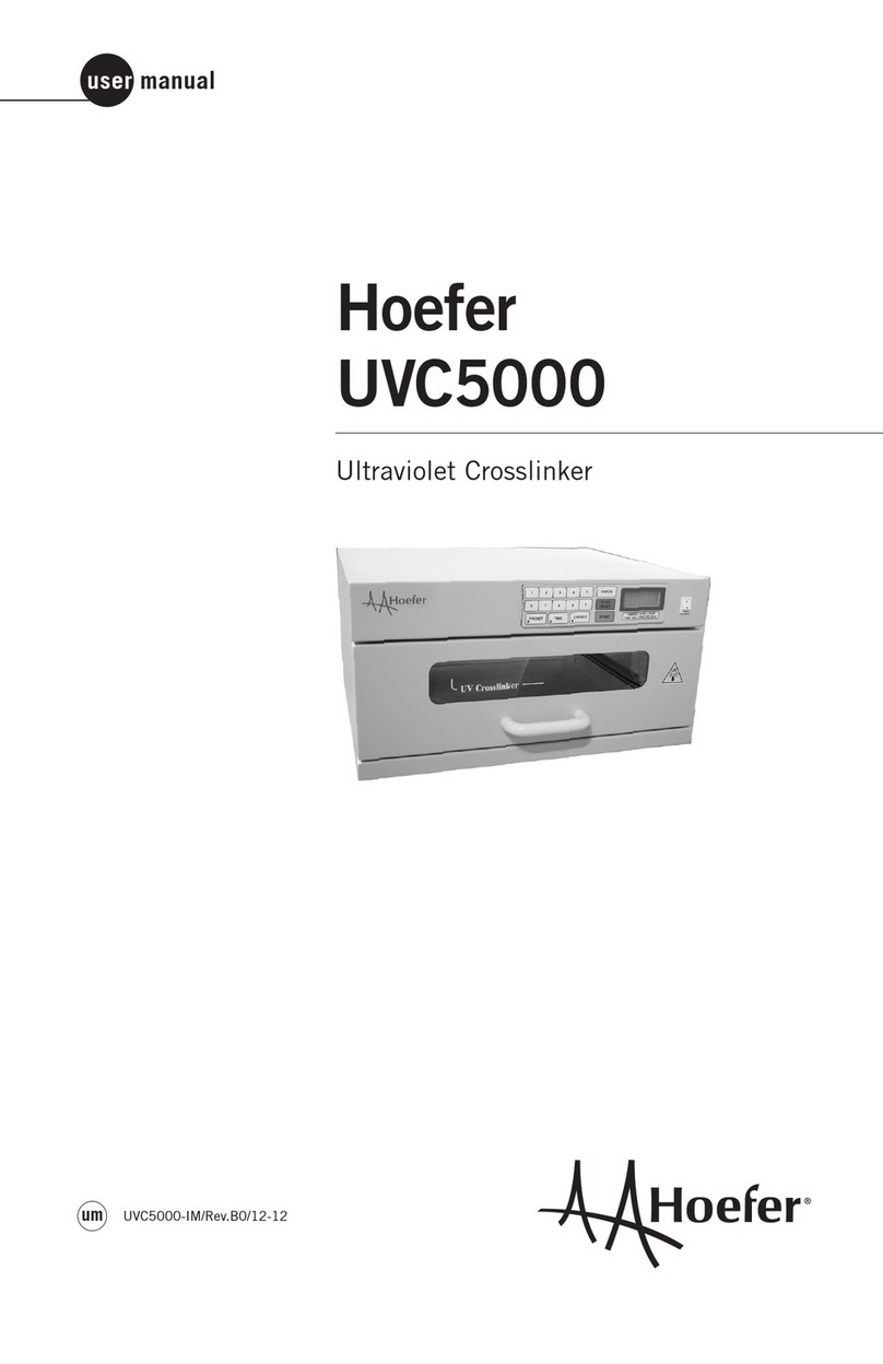 Hoefer UVC5000 user manual
