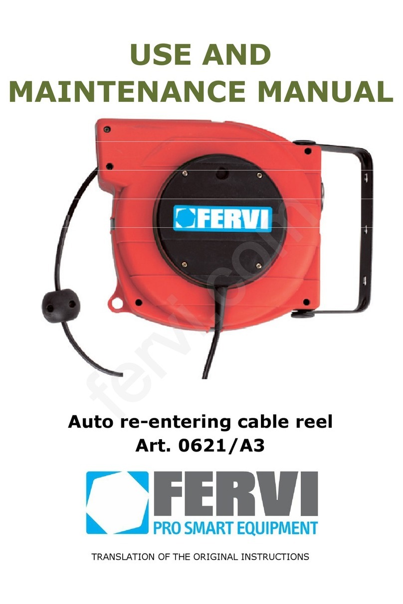 Fervi 0621 Use and maintenance manual