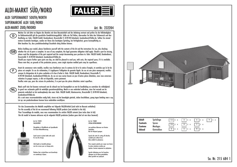 Faller 232204 User manual