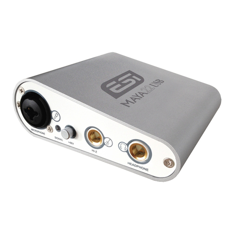 ESI MAYA22 USB User manual