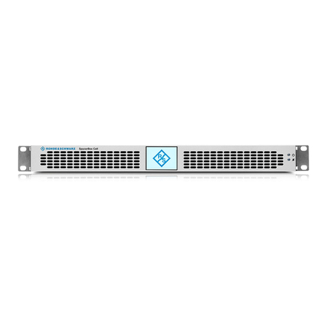 Rohde & Schwarz SpycerBox Cell Important information
