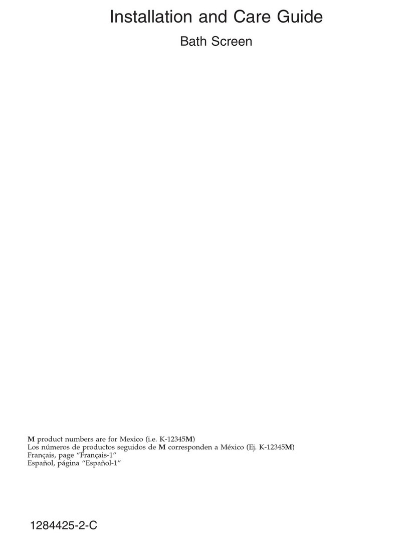Kohler Aerie K-12345M Assembly instructions