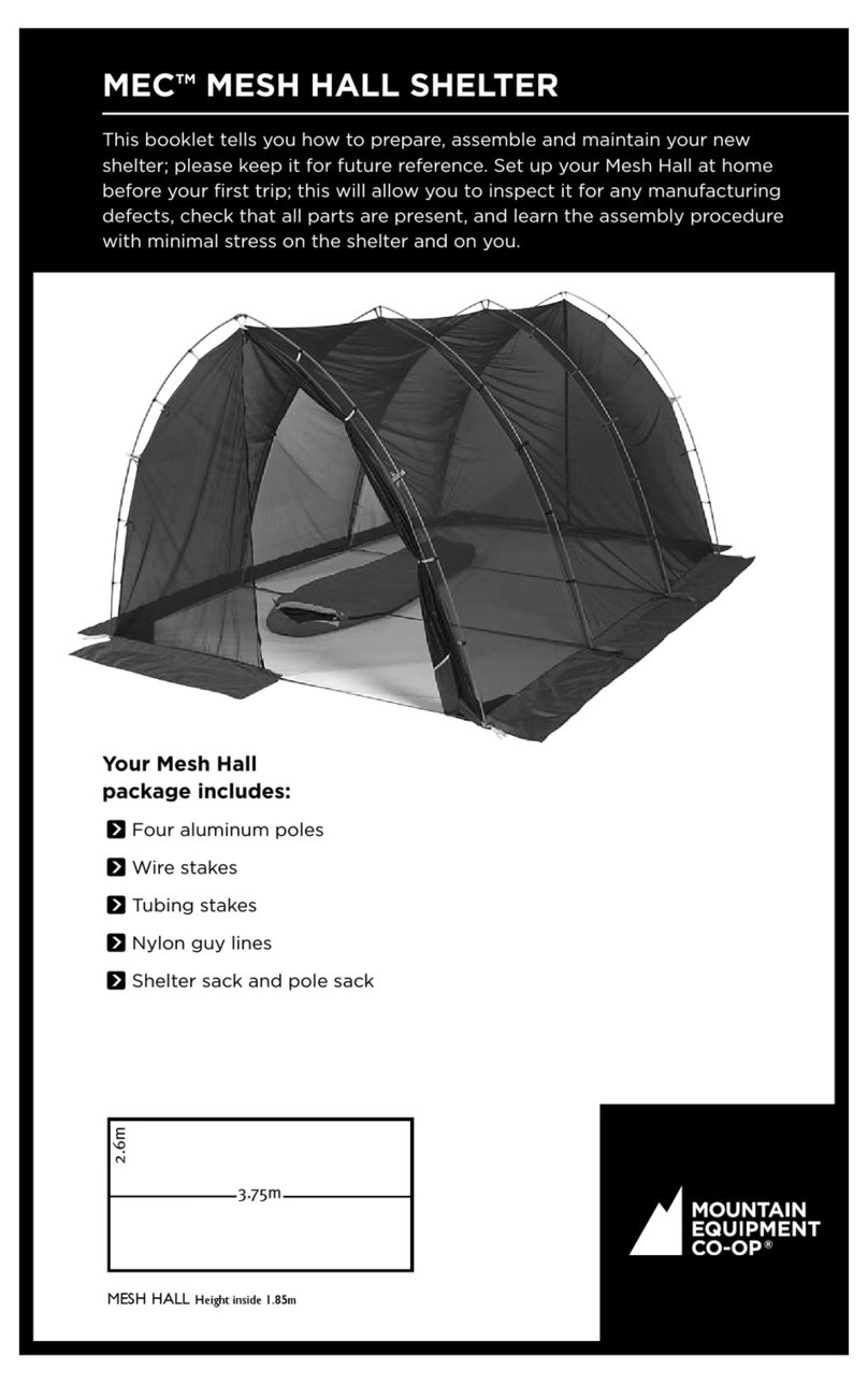 Mountain Equipment Co-Op Mesh Hall quick start guide