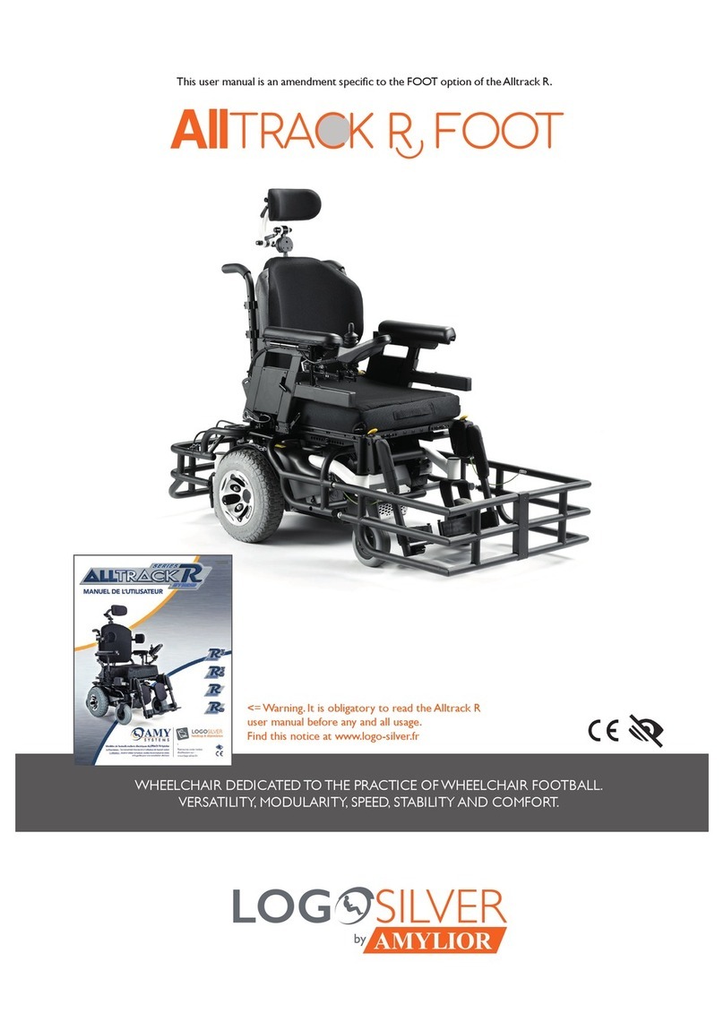 Amylior LogoSilver Alltrack R FOOT User manual Amylior LogoSilver Alltrack R FOOT User manual