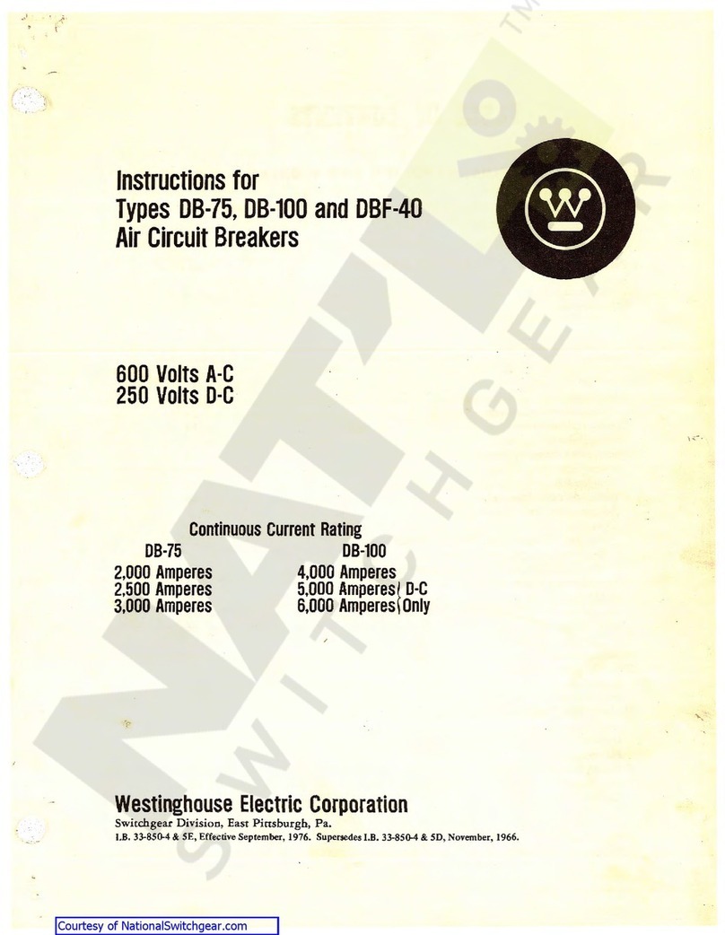 Westinghouse DB-75 User manual