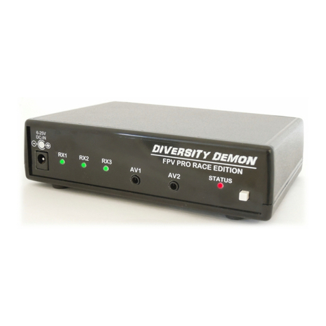DPCAV DIVERSITY DEMON FPV PRO RACE EDITION manual