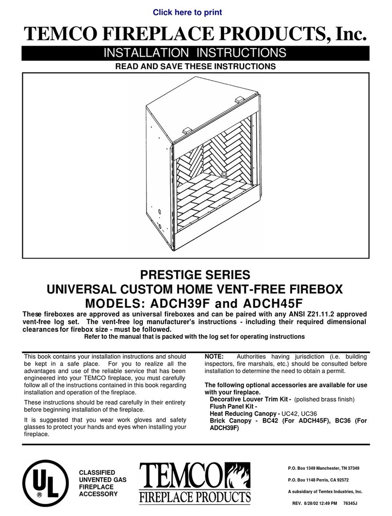Temco PRESTIGE Series User manual