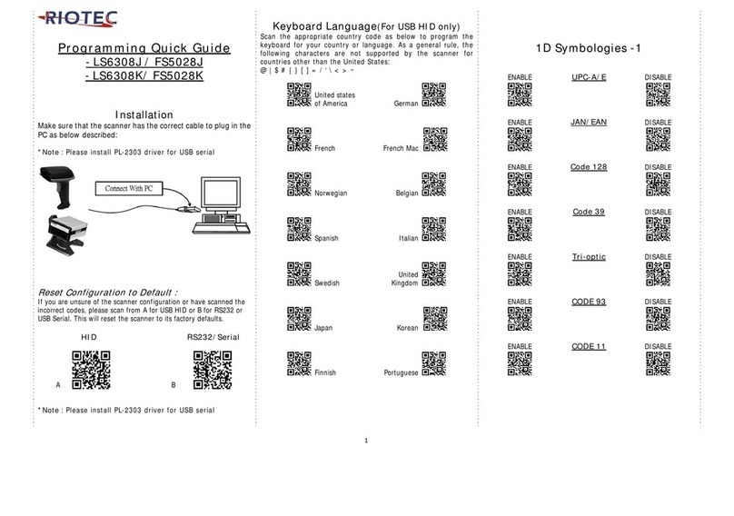 RIOTEC LS6308J User manual