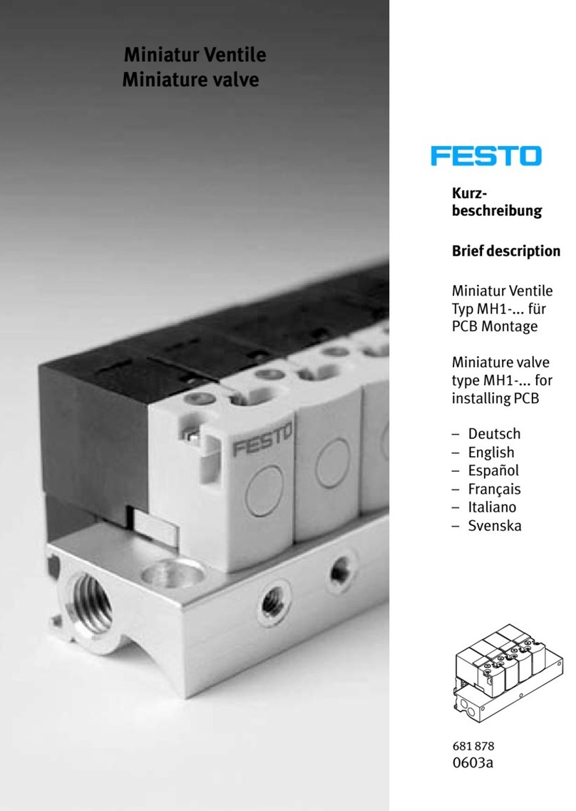 Festo MH1 Series Parts list manual