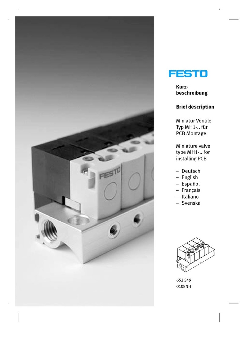 Festo MH1 Series Parts list manual