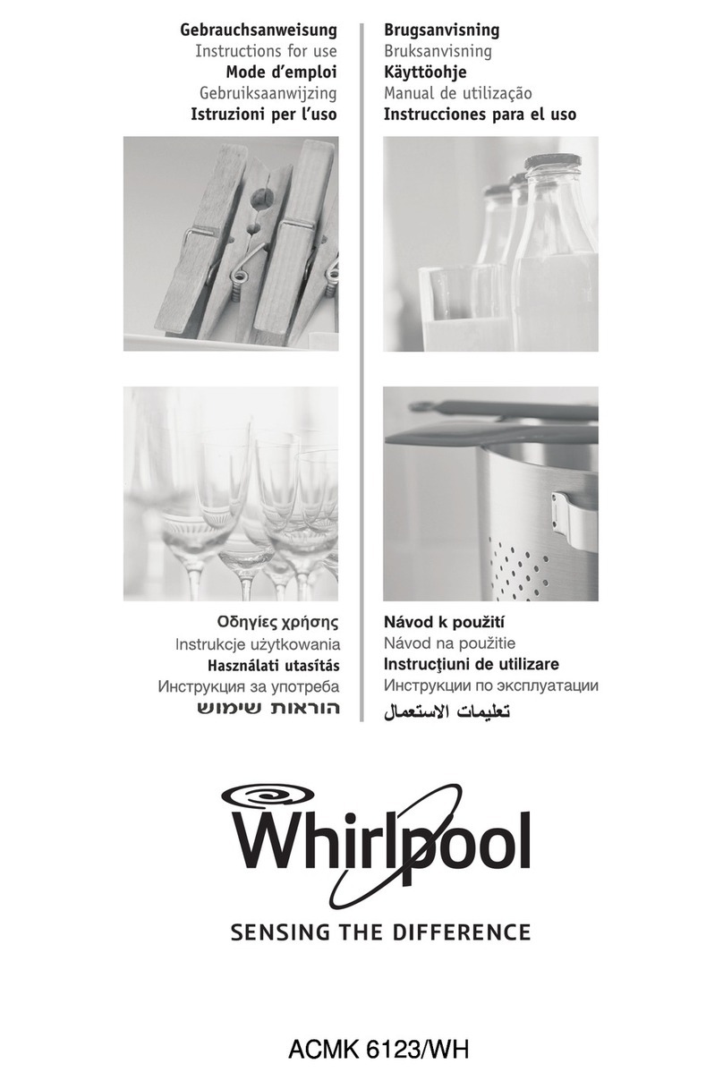 Whirlpool ACMK 6123/WH User manual Whirlpool ACMK 6123/WH User manual