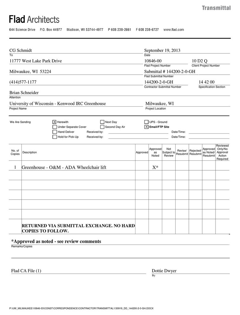 Garaventa Lift Genesis Series owner's manual