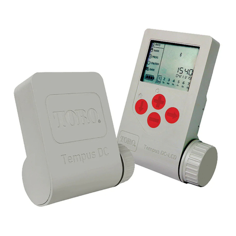 Toro TEMPUS DC LCD User manual