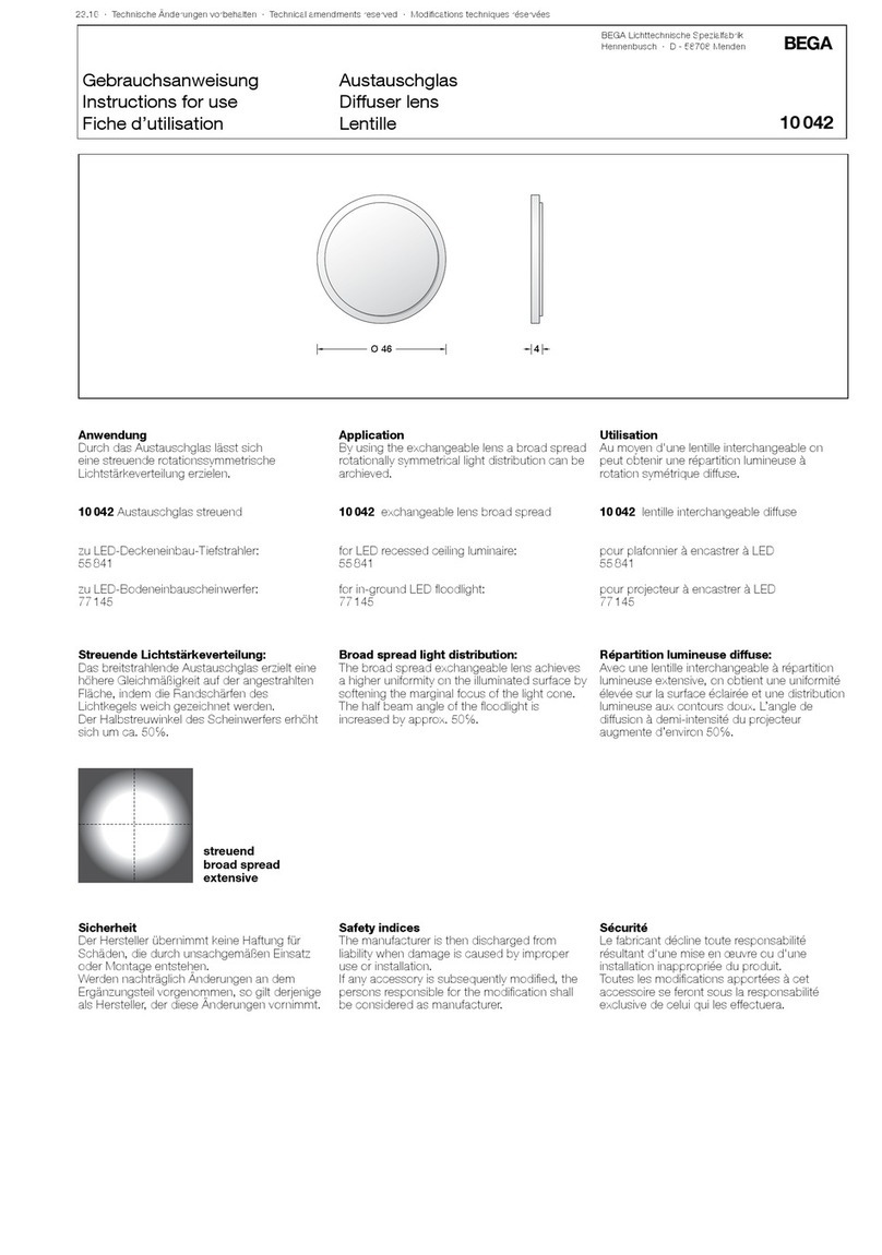 BEGA 10 042 User manual