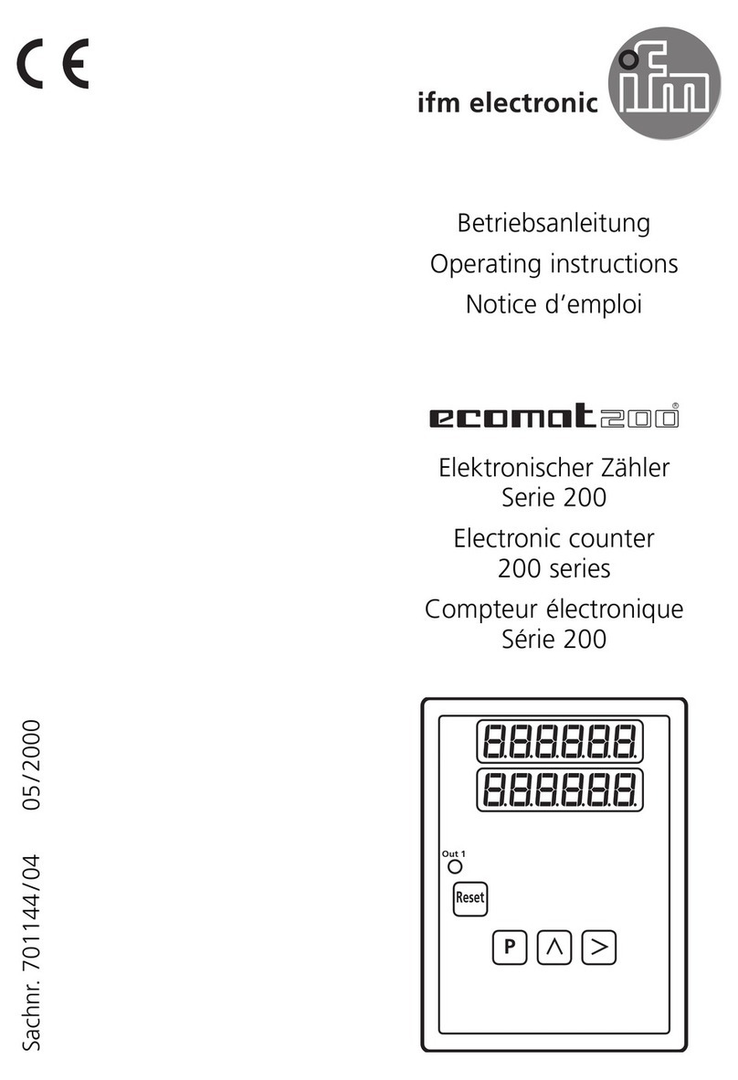IFM Ecomat 200 Series operating instructions