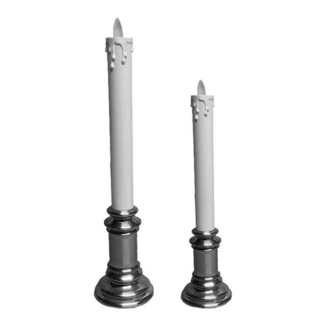 BONETTI LED Candlestick with virtual flame 2er Set Instructions for use