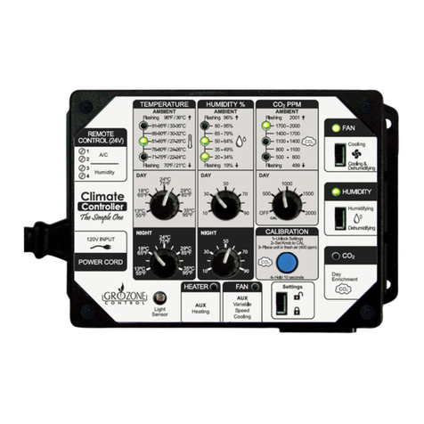Grozone Control The Simple One CLIMATE CONTROLLER Assembly instructions Grozone Control The Simple One CLIMATE CONTROLLER Assembly instructions
