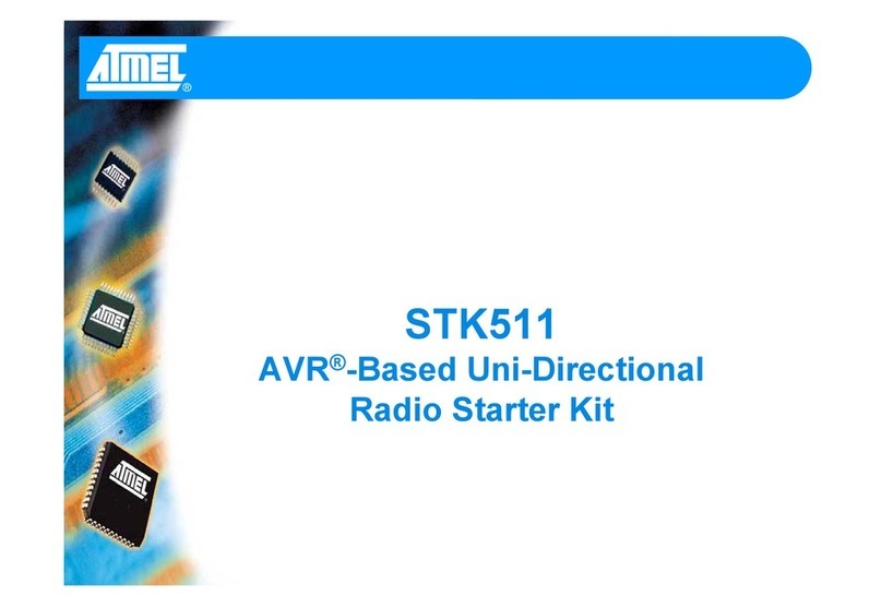 Atmel STK511 User manual