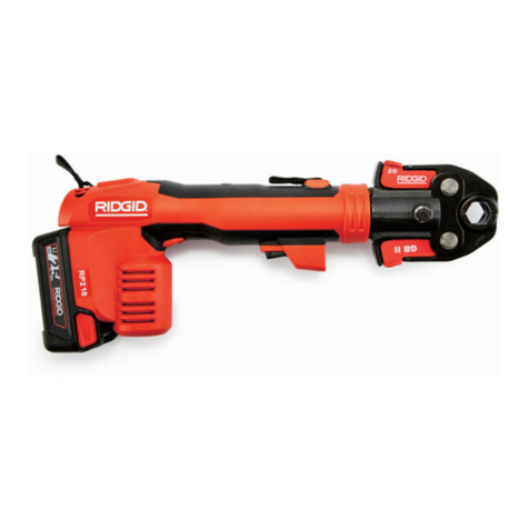 RIDGID RP 218 User manual