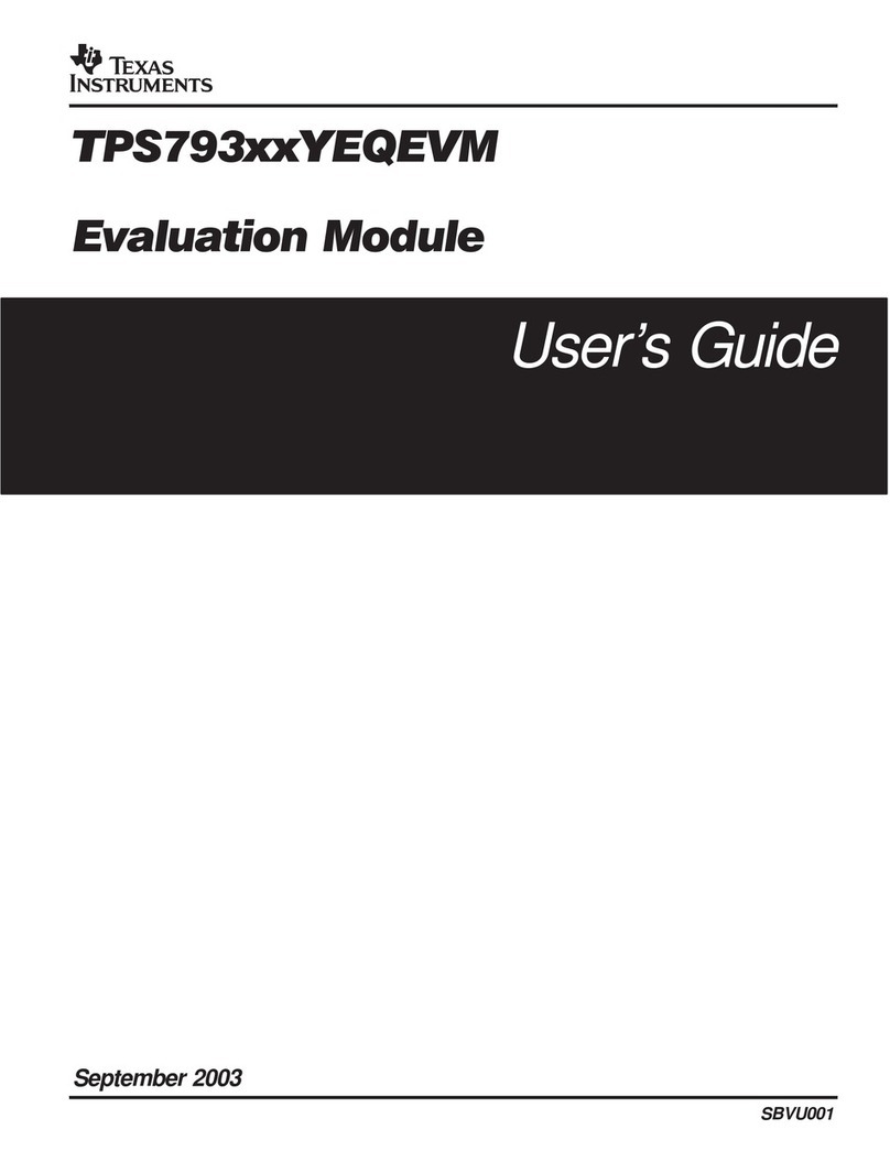 Texas Instruments TPS793 YEQEVM Series User manual