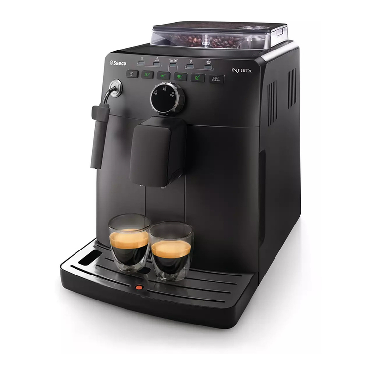 Saeco Intuita HD8750 manual