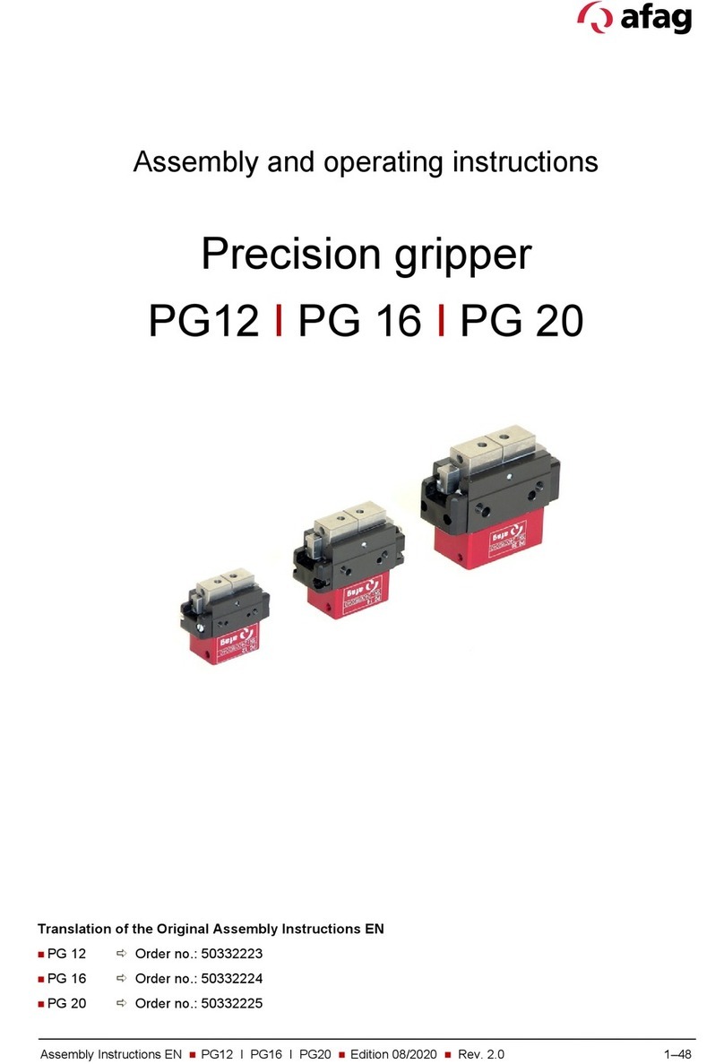 Afag PG 12 User manual