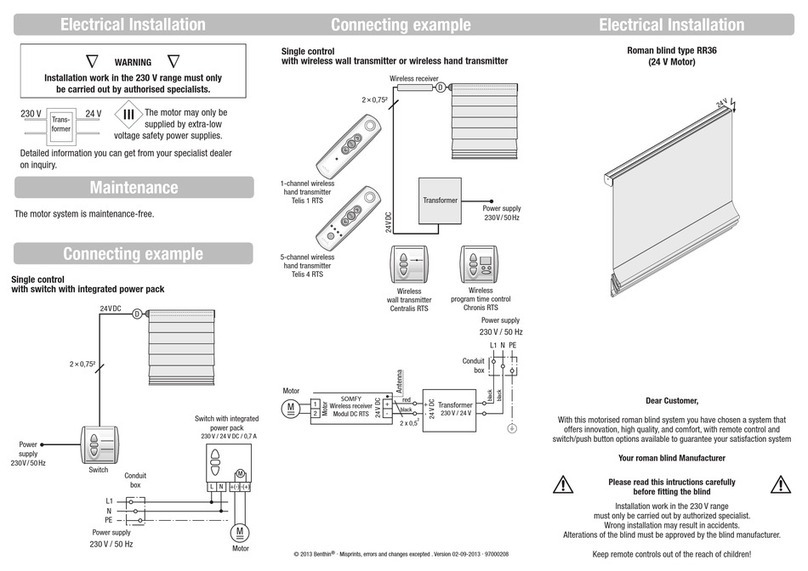 Benthin RR36 User manual Benthin RR36 User manual