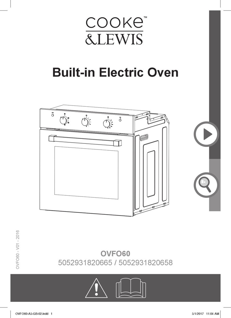 Cooke & Lewis OVFO60 User manual Cooke & Lewis OVFO60 User manual