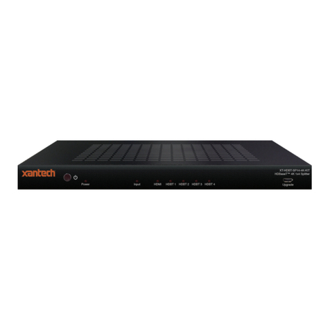 Xantech XT-HDBT-SP14-4K-KIT User manual