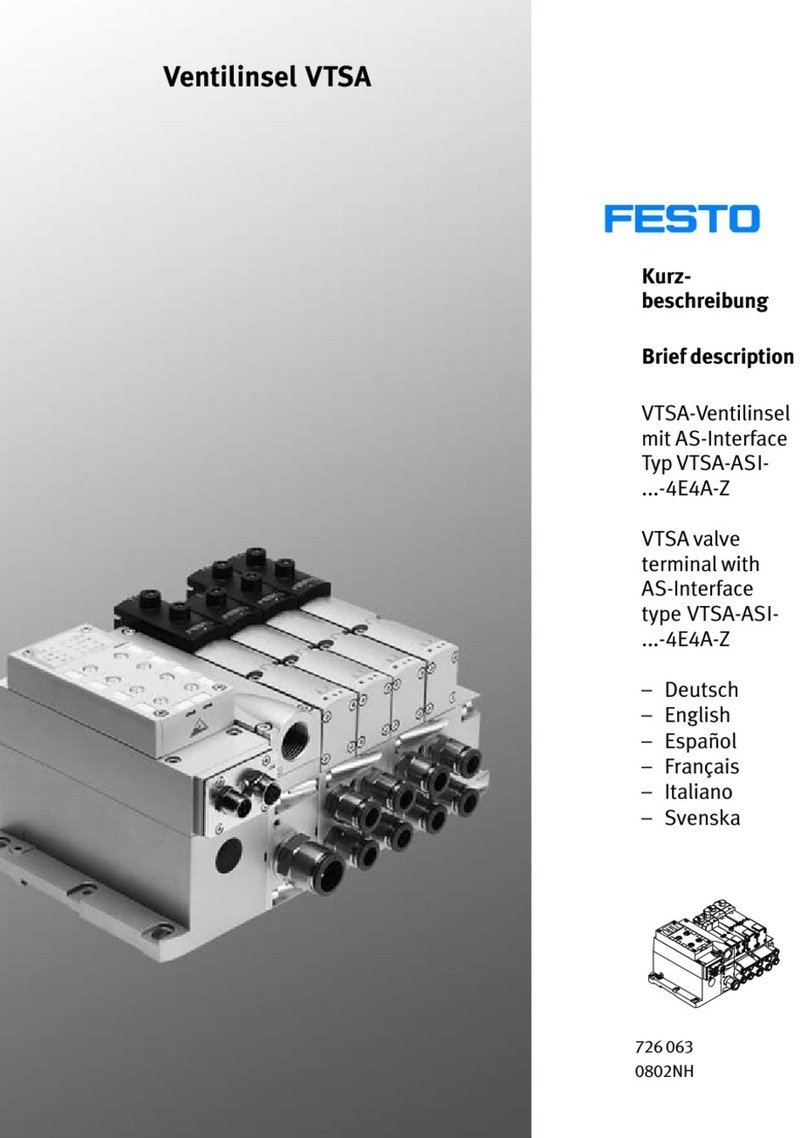 Festo VTSA-ASI 4E4A-Z Series manual