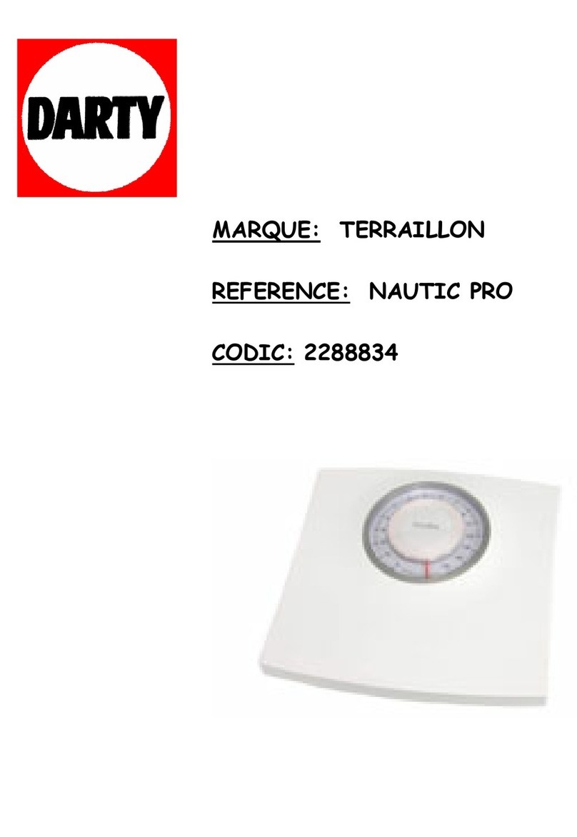 Terraillon NAUTIC PRO User manual Terraillon NAUTIC PRO User manual