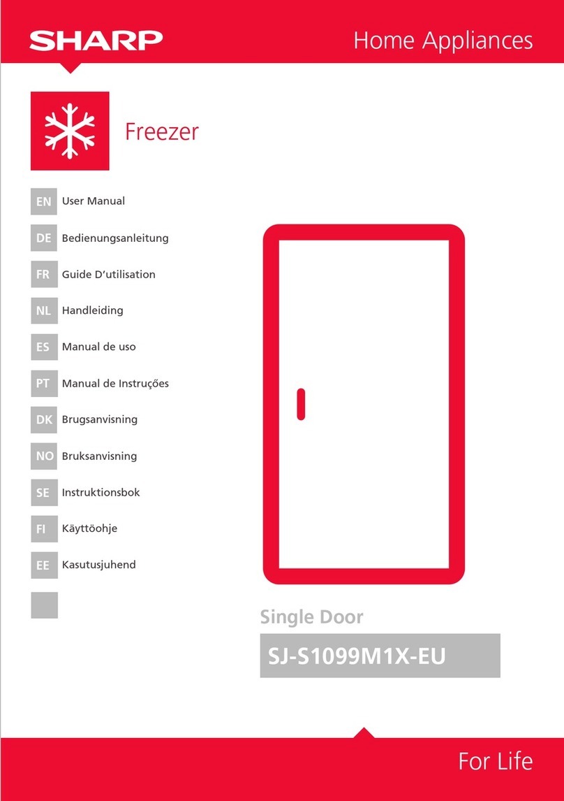 Sharp SJ-S1099M1X-EU User manual