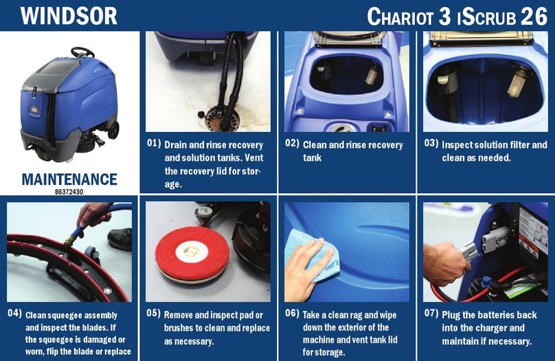 Windsor Chariot 3 iScrub 26 User manual