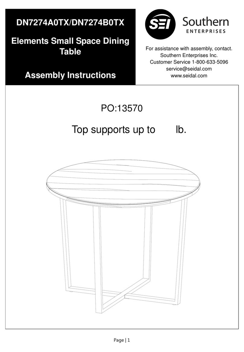 Southern Enterprises DN7274A0TX Assembly instructions Southern Enterprises DN7274A0TX Assembly instructions