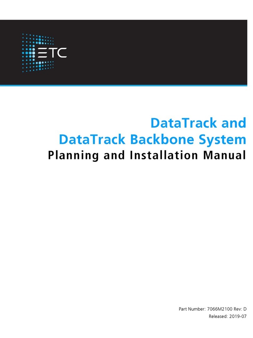 ETC DataTrack Planning and installation manual