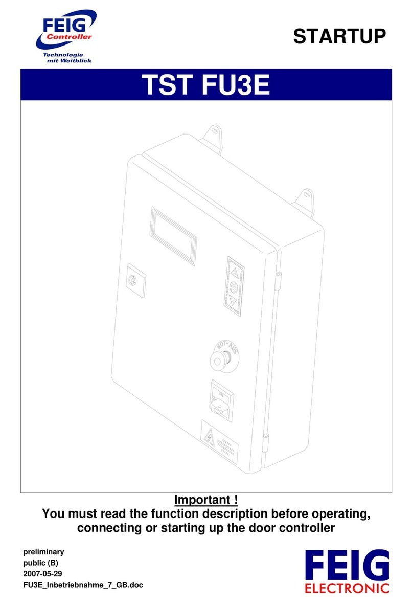 Feig Electronic TST FU3E Start-up