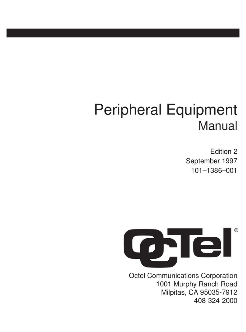 Octel Overture 250 manual