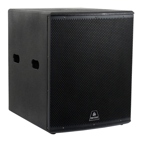 Devine Onyx Passive 12S User manual