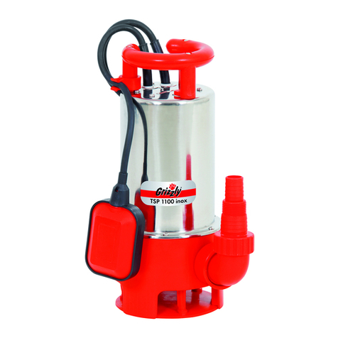Grizzly TSP 1100 inox Translation of the original instructions for use