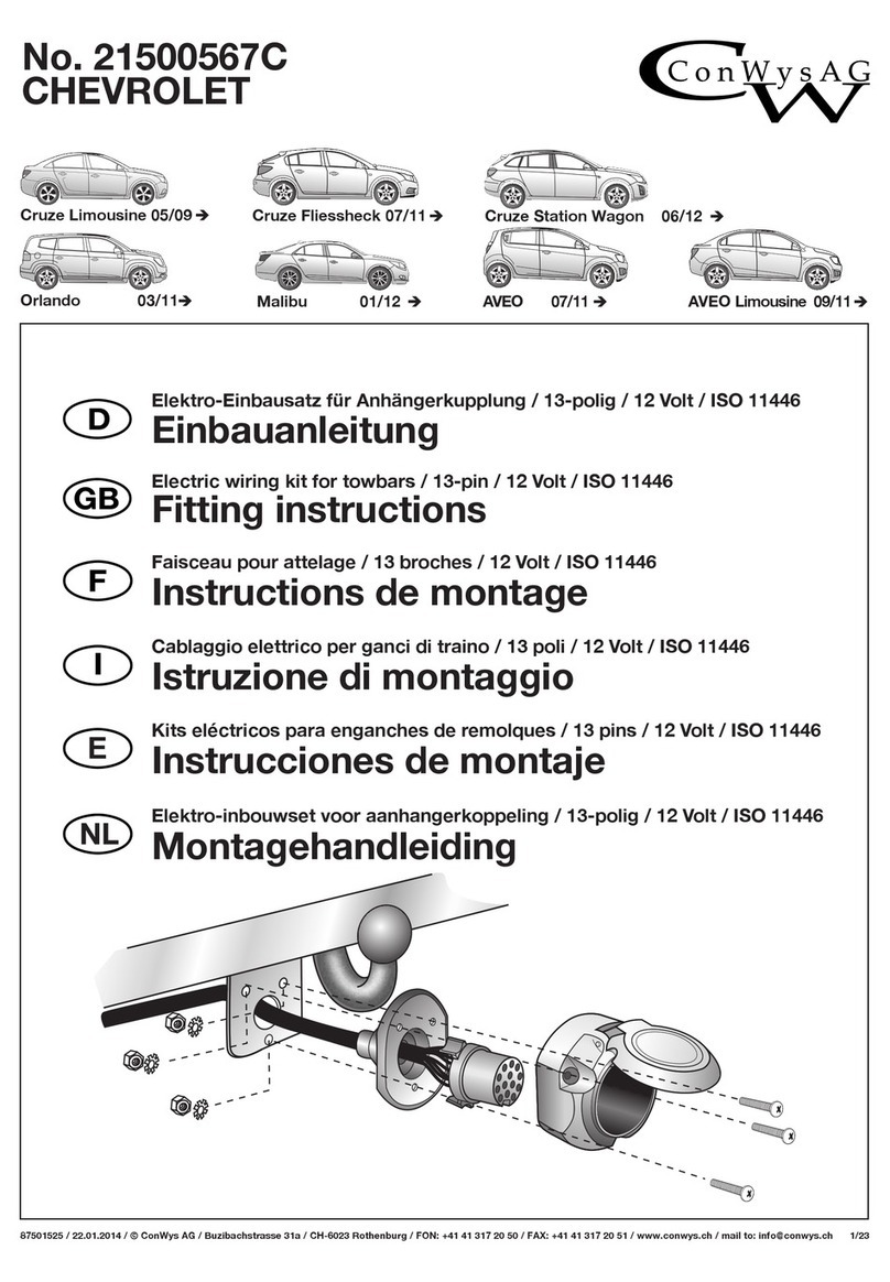 ConWys AG 21500567C Fitting instructions
