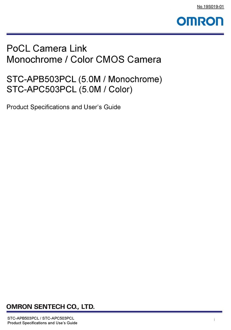 Omron STC-APB503PCL Product specifications and user's guide Omron STC-APB503PCL Product specifications and user's guide
