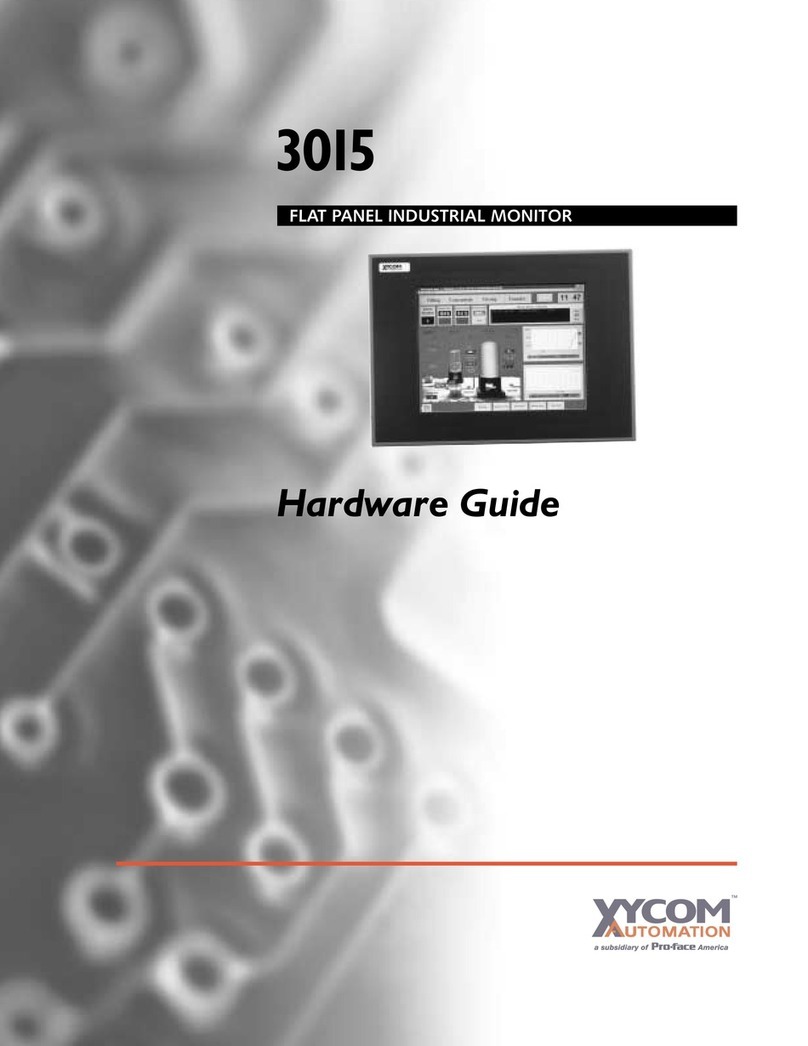 Pro-face Xycom 3015 Hardware guide