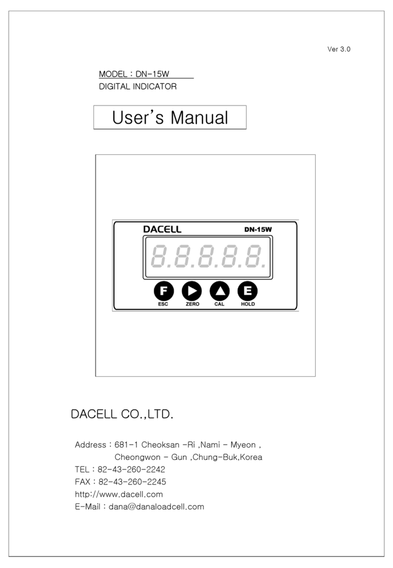 dacell DN-15W User manual