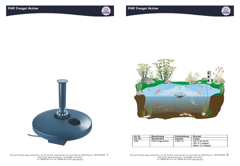 Fiap Fungal Active operating manual