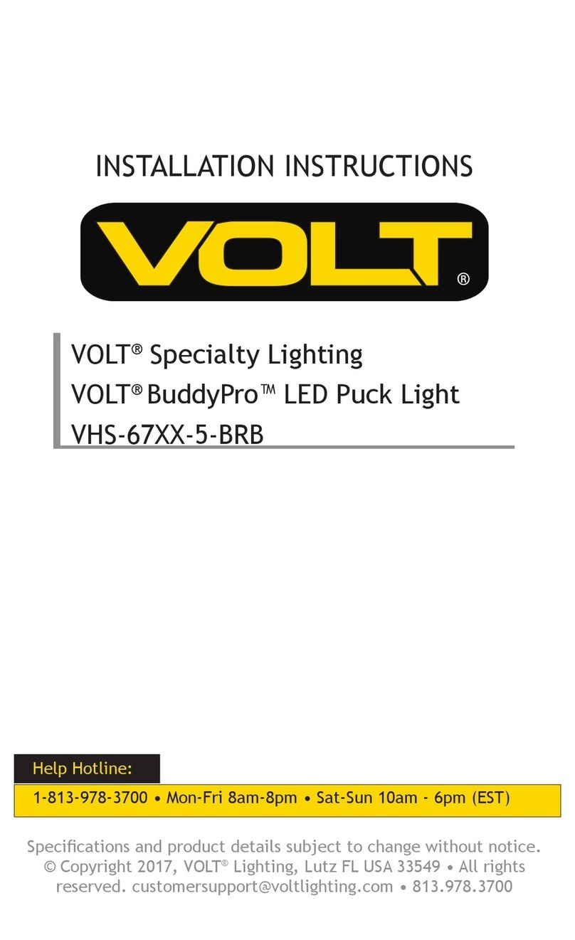Volt BuddyPro VHS-67 5-BRB Series installation instructions