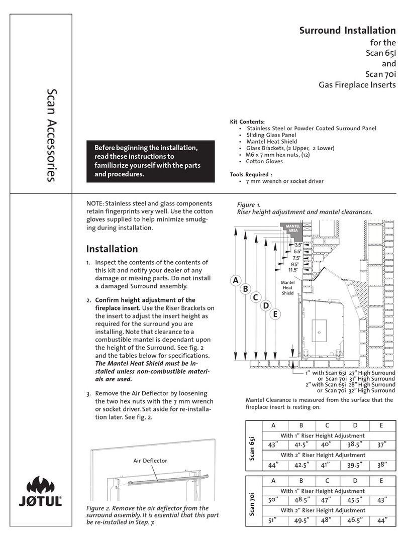 Jøtul GI 350 DV Scan 65i quick start guide