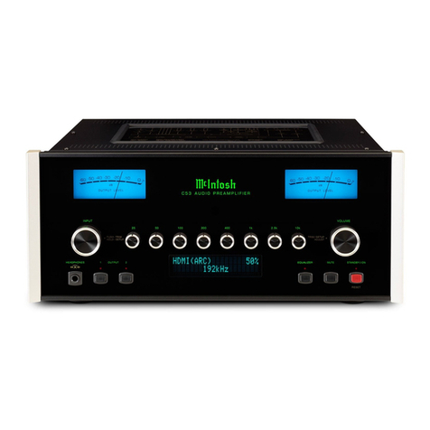 McIntosh C53 Instruction manual
