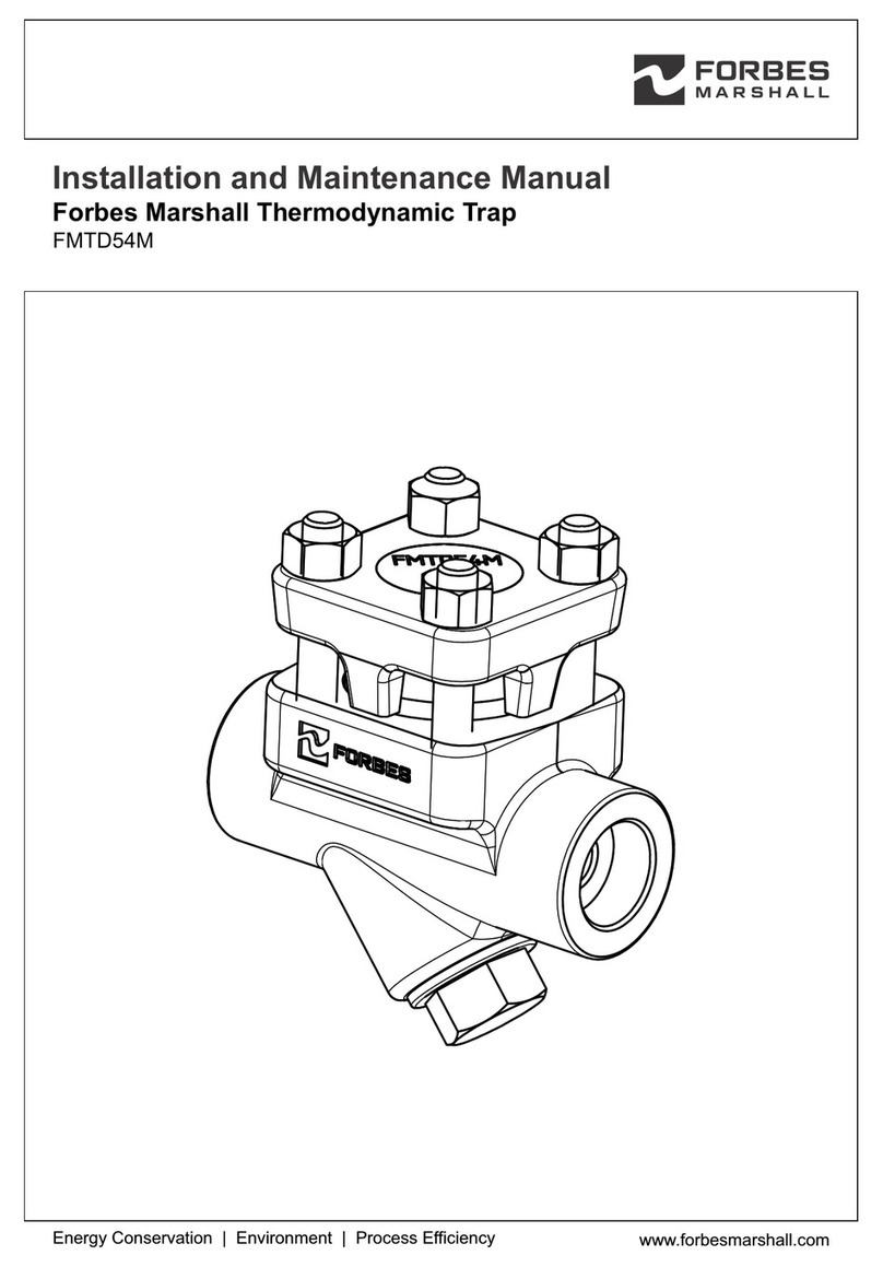 Forbes Marshall FMTD54M Installation and maintenance manual Forbes Marshall FMTD54M Installation and maintenance manual