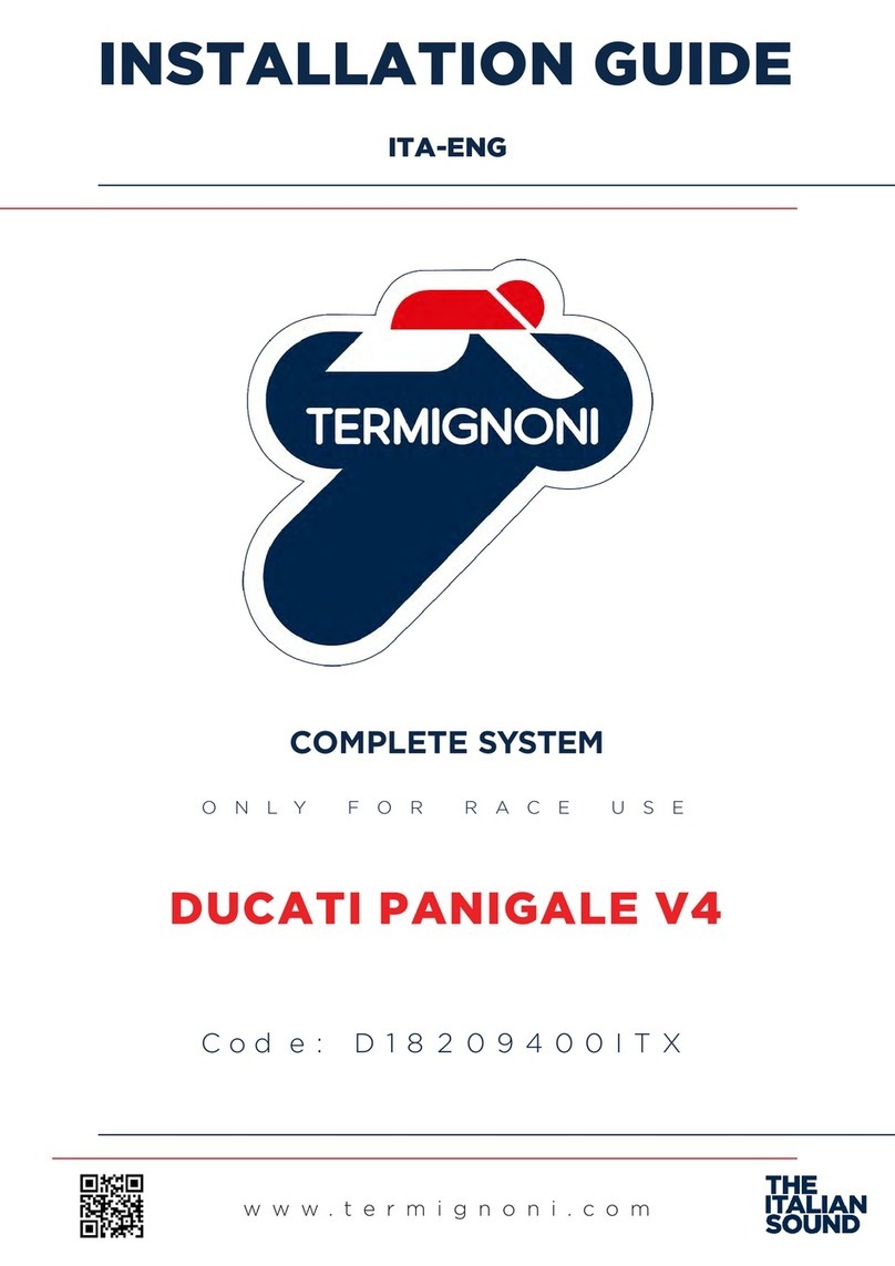 Termignoni D18209400ITX User manual